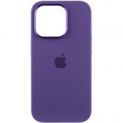 Чохол Silicone Case Metal Buttons (AA) для Apple iPhone 13 Pro Max (6.7"), Фіолетовий / Iris