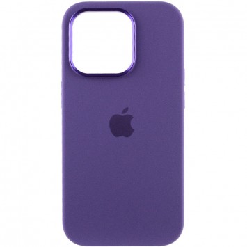 Чехол Silicone Case Metal Buttons (AA) для Apple iPhone 13 Pro Max (6.7"), Фиолетовый / Iris - Чехлы для iPhone 13 Pro Max - изображение 2