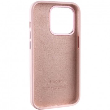 Чехол Silicone Case Metal Buttons (AA) для iPhone 13 Pro Max, Розовый / Chalk Pink - Чехлы для iPhone 13 Pro Max - изображение 3