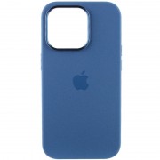 Чехол Silicone Case Metal Buttons (AA) для Apple iPhone 13 Pro Max (6.7"), Синий / Blue Jay