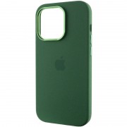 Чохол Silicone Case Metal Buttons (AA) для Apple iPhone 13 Pro Max (6.7"), Зелений / Clover