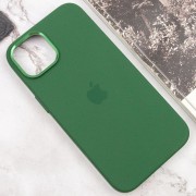 Чохол Silicone Case Metal Buttons (AA) для Apple iPhone 14 (6.1"), Зелений / Clover