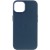 Шкіряний чохол Leather Case (AA Plus) with MagSafe для iPhone 13, Indigo Blue
