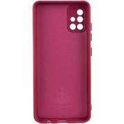 Чехол Silicone Cover Lakshmi Full Camera (A) для Samsung Galaxy A51, Бордовый / Marsala
