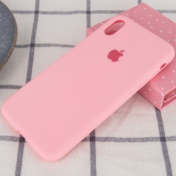 Розовый чехол для iPhone X / XS - Полностью защитный силиконовый (АА)