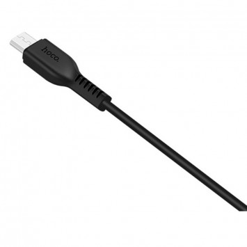 Кабель зарядки телефону, планшета Hoco X20 Flash Micro USB Cable (3m) Чорний - MicroUSB кабелі - зображення 2 