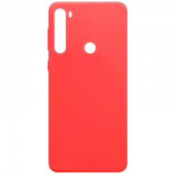 Силиконовый чехол Candy для Xiaomi Redmi Note 8 / Note 8 2021, Красный