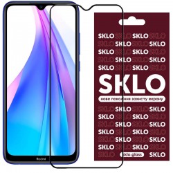 Защитное стекло SKLO 3D (full glue) для Xiaomi Redmi Note 8T, Черный
