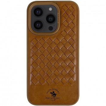 Кожаный чехол для iPhone 14 Pro Max - Polo Santa Barbara Brown - Чехлы для iPhone 14 Pro Max - изображение 1