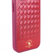 Шкіряний чохол для Apple iPhone 14 Pro (6.1"") - Polo Santa Barbara Red