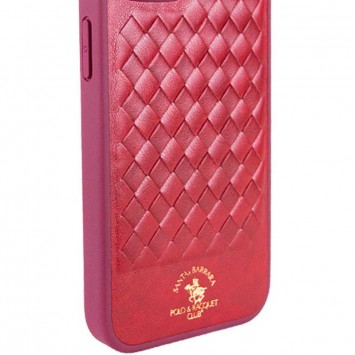 Кожаный чехол для Apple iPhone 14 Pro (6.1"") - Polo Santa Barbara Red - Чехлы для iPhone 14 Pro - изображение 4