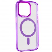 Чохол TPU Iris with MagSafe для Apple iPhone 13 Pro Max (6.7"), Фіолетовий
