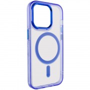 Чохол TPU Iris with MagSafe для Apple iPhone 13 Pro Max (6.7"), Синій
