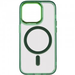 Чехол TPU Iris with MagSafe для Apple iPhone 13 Pro Max (6.7"), Зеленый