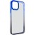 Чехол для Apple iPhone 12 Pro Max (6.7"") - TPU+PC Fresh sip series Черный / Синий