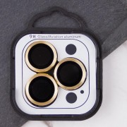 Захисне скло на камеру для Apple iPhone 12 Pro / 11 Pro Max - Metal Classic (в упак.) Золотий / Gold