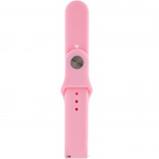 Силіконовий ремінець Amazfit Bip/Bip U/Bip U Pro/Bip S/Samsung, 20 мм - Sport, Рожевий / Light pink