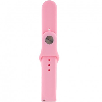 Силіконовий ремінець Amazfit Bip/Bip U/Bip U Pro/Bip S/Samsung, 20 мм - Sport, Рожевий / Light pink - Ремінці для годинників - зображення 3 