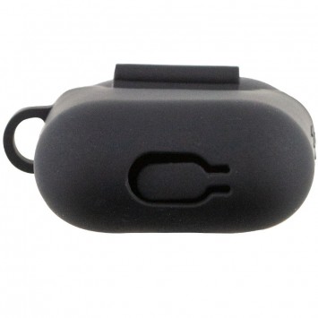 Силіконовий футляр New з карабіном для навушників Airpods 1/2 (Чорний/Black) - Apple AirPods - зображення 3 