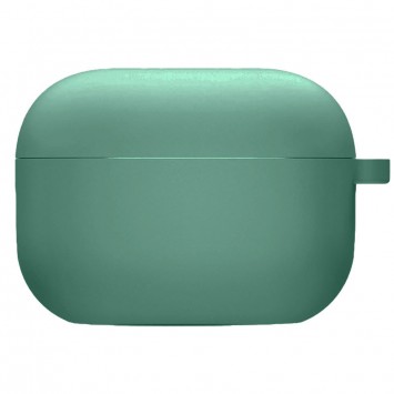 Силиконовый футляр с микрофиброй для наушников Airpods 3 (Зеленый / Pine Needle) - Apple AirPods - изображение 1