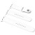 Силіконовий ремінець для Apple Watch Sport Band 38 / 40 / 41 (S/M & M/L) 3pcs, Білий / White