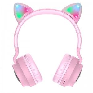 Bluetooth навушники Hoco W27, Рожевий