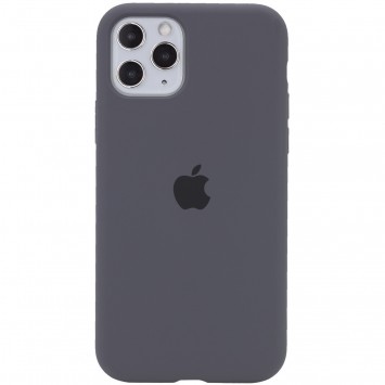 Сірий чохол Silicone Case Full Protective (AA) для iPhone 11 Pro Max - Dark Grey