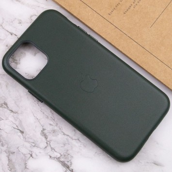 Кожаный чехол Leather Case (AA Plus) для iPhone 11 Pro, Shirt Green - Чехлы для iPhone 11 Pro - изображение 6