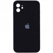 Чехол для Apple iPhone 11 (6.1"") - Silicone Case Square Full Camera Protective (AA) Черный / Black