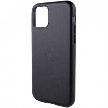 Черный кожаный чехол AA Plus для Apple iPhone 11 (6.1'') - Leather Case