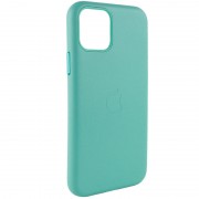 Кожаный чехол для Apple iPhone 11 (6.1"") - Leather Case (AA Plus) Ice
