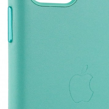 Чехол для iPhone 11 из кожи, модель Leather Case (AA Plus) в цвете лёд