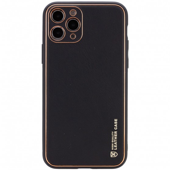 Шкіряний чохол для iPhone 12 Pro Max - Xshield (Чорний / Black)