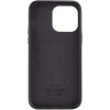 Шкіряний чохол Leather Case (AAA) with MagSafe для Apple iPhone 13 Pro Max (6.7"), Midnight