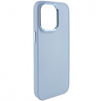 TPU чехол Bonbon Metal Style в голубом / Mist Blue цвете для iPhone 13 Pro Max
