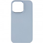 TPU чохол для iPhone 13 Pro Max - Bonbon Metal Style, (Блакитний / Mist blue)