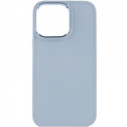 TPU чохол для iPhone 13 Pro Max - Bonbon Metal Style, (Блакитний / Mist blue)