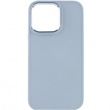 Блакитний TPU чохол з металевим стилем Bonbon для iPhone 13 Pro Max - Mist Blue