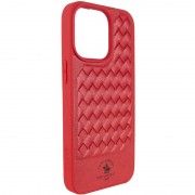 Кожаный чехол Polo Santa Barbara для Apple iPhone 13 Pro (6.1"") Red