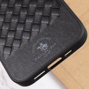 Кожаный чехол Polo Santa Barbara для Apple iPhone 13 Pro (6.1"") Black