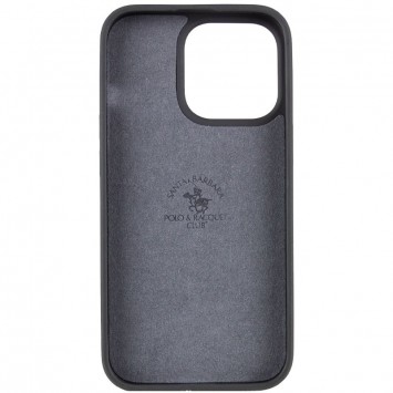 Серый кожаный чехол Polo Santa Barbara для смартфона Apple iPhone 13 Pro, 6.1 дюймов