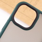 TPU+PC чохол для iPhone 13 mini Metal Buttons (Зелений)