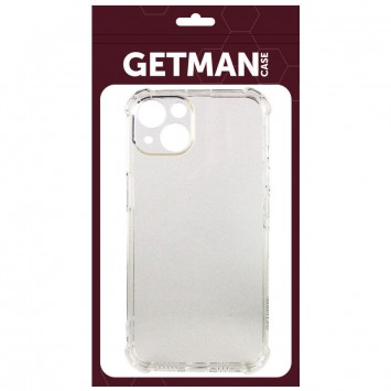 TPU чехол для iPhone 13 mini - GETMAN Ease logo усиленные углы, (Бесцветный (прозрачный)) - Чехлы для iPhone 13 Mini - изображение 6