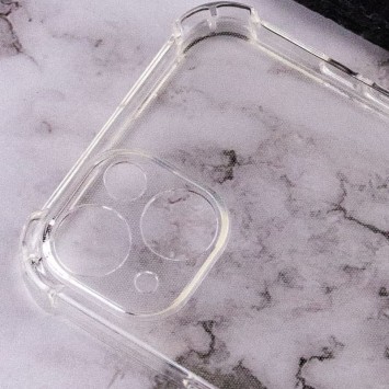 TPU чехол для iPhone 13 mini - GETMAN Ease logo усиленные углы, (Бесцветный (прозрачный)) - Чехлы для iPhone 13 Mini - изображение 5