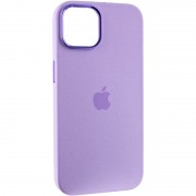 Чехол Silicone Case Metal Buttons (AA) для Apple iPhone 13 (6.1"), Сиреневый / Lilac