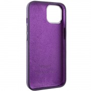 Чехол Silicone Case Metal Buttons (AA) для Apple iPhone 13 (6.1"), Фиолетовый / Elderberry