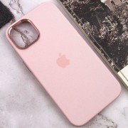 Чохол Silicone Case Metal Buttons (AA) для Apple iPhone 13 (6.1"), Рожевий / Chalk Pink