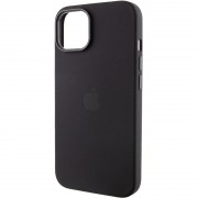 Чохол Silicone Case Metal Buttons (AA) для Apple iPhone 13 (6.1"), Чорний / Black