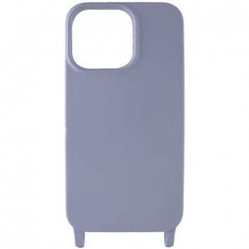Чехол серого цвета с двумя ремешками в стиле Калифорния для Apple iPhone 13 (6.1'') из TPU материала