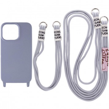 Протекторный чехол TPU two straps California для Apple iPhone 13 (6.1 дюймов) с двумя ремешками